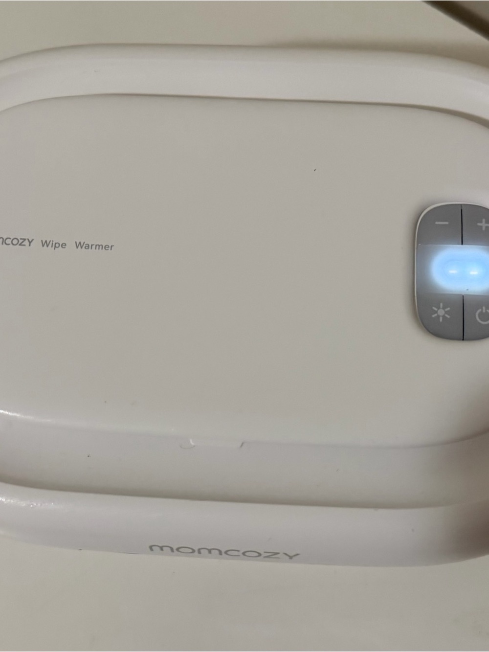 momcozy White Wipe Warmer with Adjustable Heat
